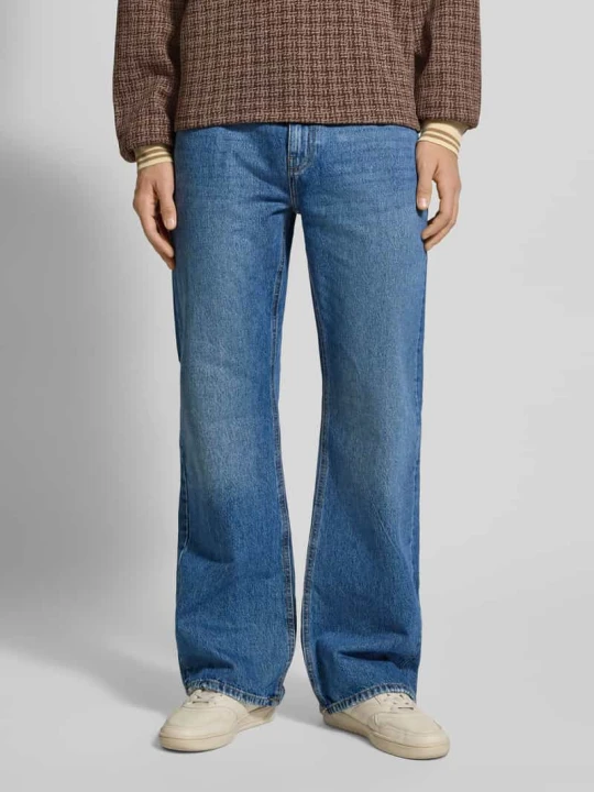 Zdjęcie produktu Jeansy z poszerzaną nogawką z czystej bawełny model ‘GIBB’ Only & Sons Niebieski