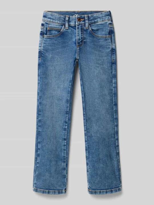 Zdjęcie produktu Jeansy z poszerzaną nogawką z mieszanki bawełny model ‘BETSY’ s.Oliver Niebieski