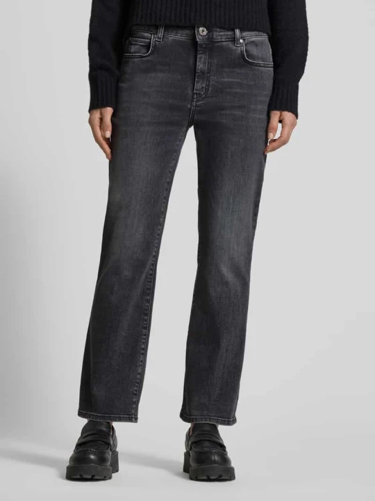 Zdjęcie produktu Jeansy bootcut z mieszanki bawełny Model „RAPALLO” Weekend Max Mara Czarny