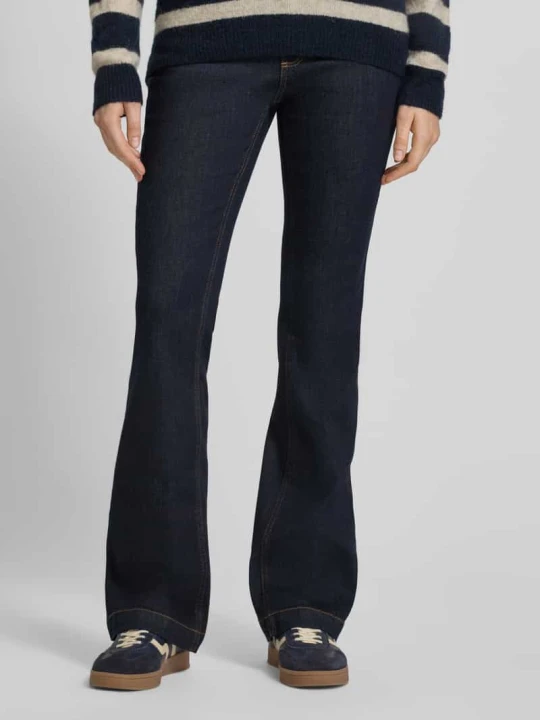 Zdjęcie produktu Jeansy bootcut z Mieszanka bawełny Tom Tailor Ciemnoniebieski