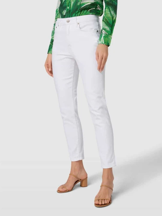 Zdjęcie produktu Jeansy z prostą nogawką i 5 kieszeniami Lauren Ralph Lauren Biały