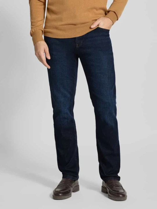 Zdjęcie produktu Jeansy z prostą nogawką i 5 kieszeniami model ‘Fortres’ JOOP! Granatowy