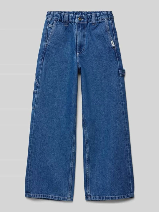 Zdjęcie produktu Jeansy z prostą nogawką i naszywką z logo model ‘CARPENTER’ Element Niebieski