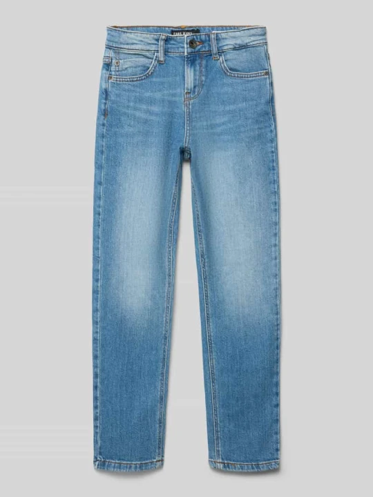 Zdjęcie produktu Jeansy z prostymi nogawkami w 5 kieszeni model 'PORTER' Cars Jasnoniebieski
