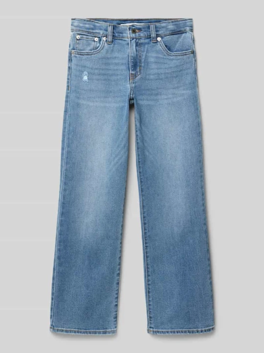 Zdjęcie produktu Jeansy z szeroką nogawką i naszywką z logo Levi's Niebieski
