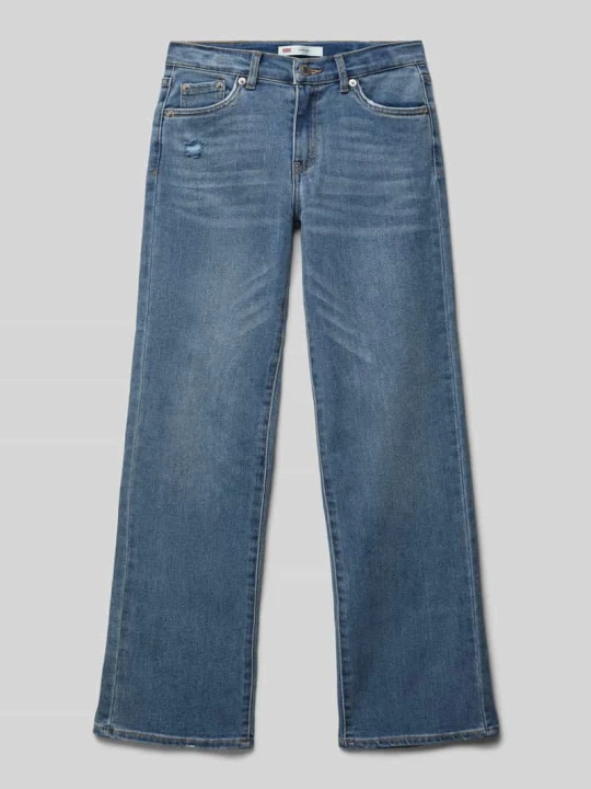 Zdjęcie produktu Jeansy z szeroką nogawką i przetarciami Levi's Niebieski