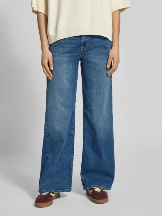 Zdjęcie produktu Jeansy Wide Leg Medium Waist model 'CARLOTTA' Gang Niebieski