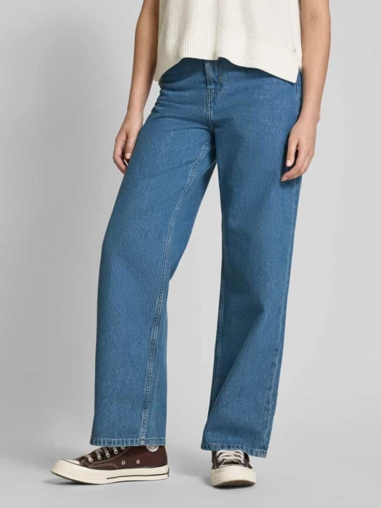 Zdjęcie produktu Jeansy z wysokim stanem i szeroką nogawką model ‘Jane’ Carhartt WIP Jasnoniebieski