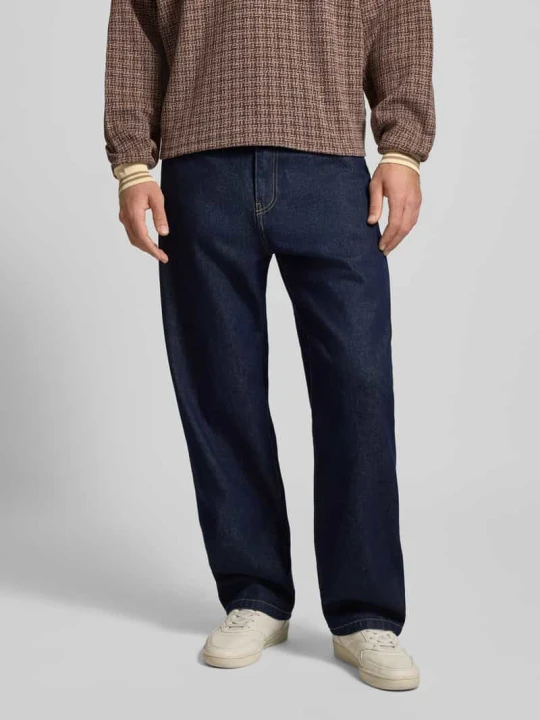 Zdjęcie produktu Jeansy z szeroką nogawką model ‘LANDON’ Carhartt WIP Ciemnoniebieski