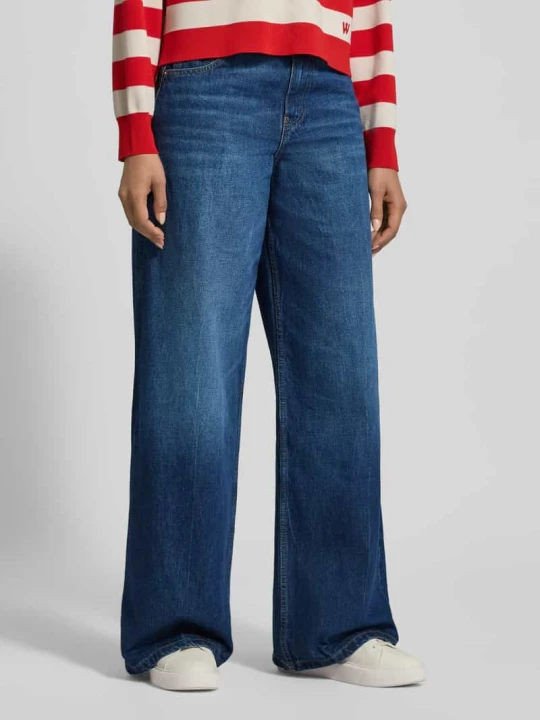 Zdjęcie produktu Jeansy z szeroką nogawką z czystej bawełny model 'DNM NEW DOREEN 70 S' Tommy Hilfiger Jeansowy niebieski
