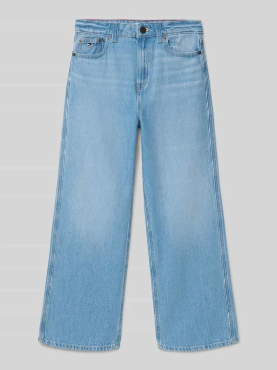 Zdjęcie produktu Jeansy z szerokimi nogawkami z czystej bawełny Tommy Hilfiger Niebieski