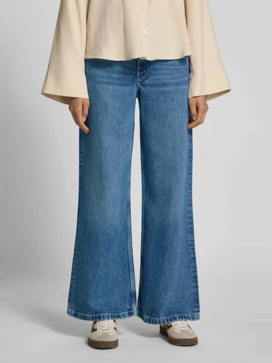 Zdjęcie produktu Jeansy z szeroką nogawką z lyocellu Tommy Hilfiger Błękitny melanż