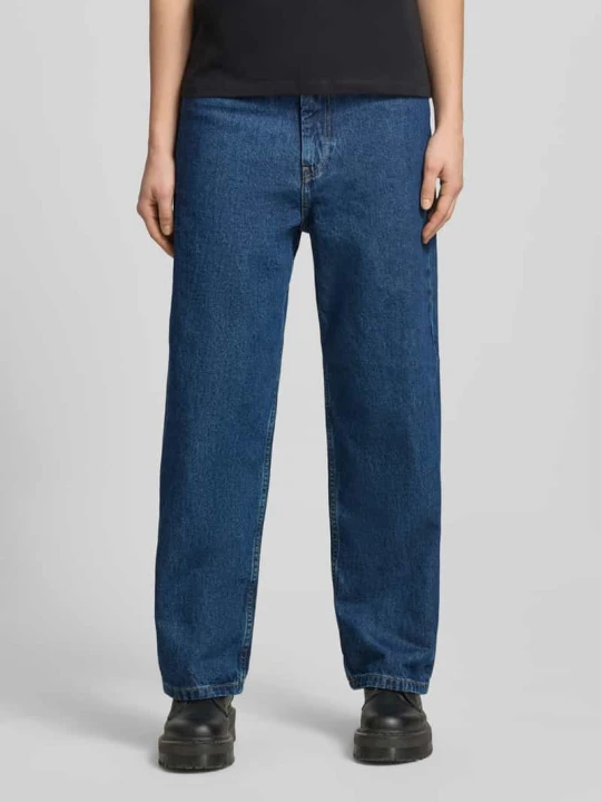 Zdjęcie produktu Jeansy z szerokimi nogawkami w 5 kieszeni model 'Brandon' Carhartt WIP Niebieski