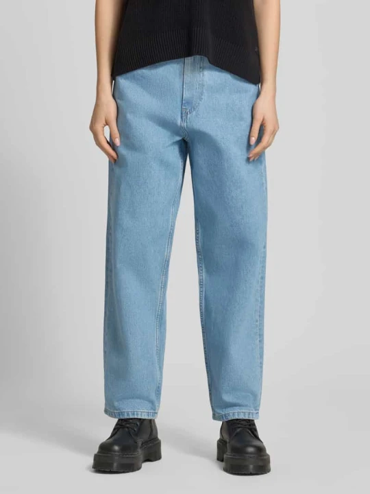 Zdjęcie produktu Jeansy z szerokimi nogawkami w 5 kieszeni model 'Brandon' Carhartt WIP Jeansowy niebieski