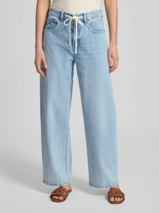 Zdjęcie produktu Jeansy z tunelem model 'BAGGY' CAMBIO Jeansowy niebieski