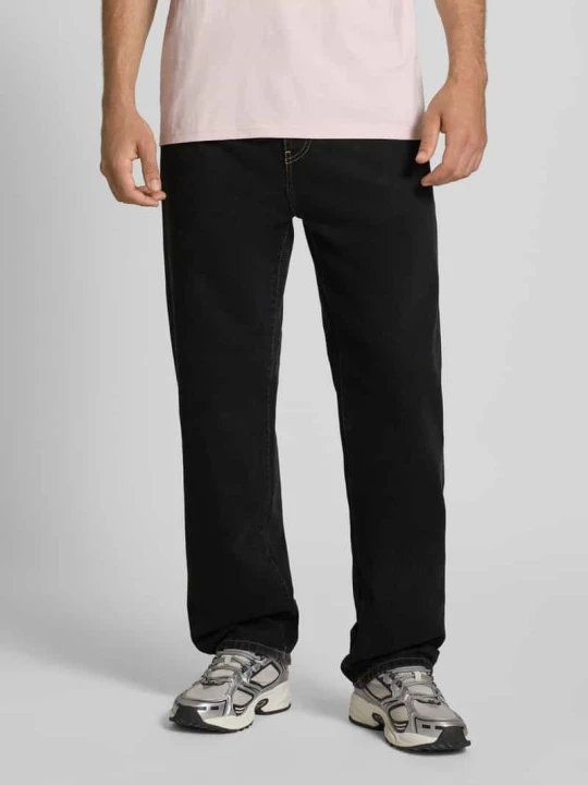 Zdjęcie produktu Jeansy z wpuszczanymi kieszeniami model ‘AARON’ Carhartt WIP Czarny