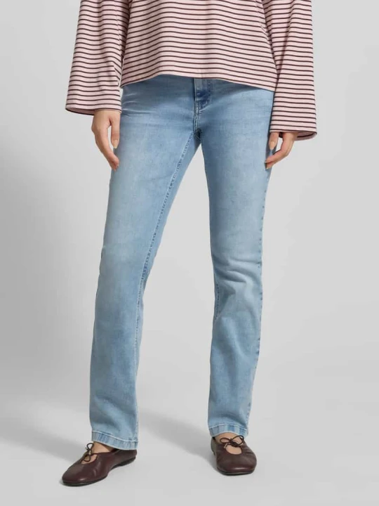 Zdjęcie produktu Jeansy z wpuszczanymi kieszeniami Model 'Ashley Imera' MOS MOSH Jasnoniebieski