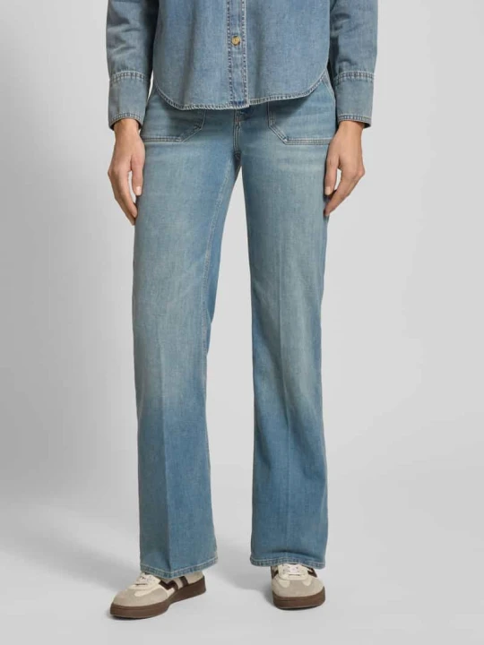 Zdjęcie produktu Jeansy z wpuszczanymi kieszeniami model 'Carie' Someday Jeansowy niebieski