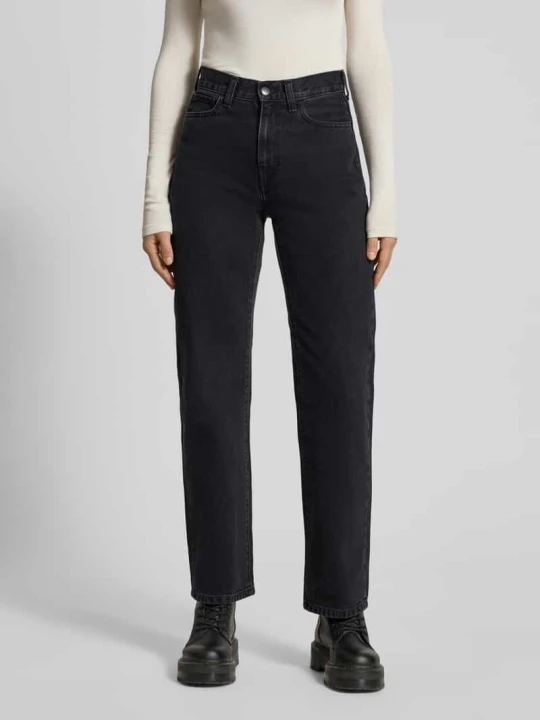 Zdjęcie produktu Jeansy z wpuszczanymi kieszeniami Model 'Noxon' Carhartt WIP Czarny