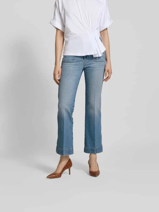 Zdjęcie produktu Jeansy z wpuszczanymi kieszeniami Victoria Beckham Jasnoniebieski