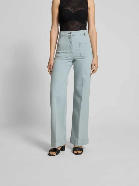 Zdjęcie produktu Jeansy z wpuszczanymi kieszeniami Victoria Beckham Jasnoniebieski