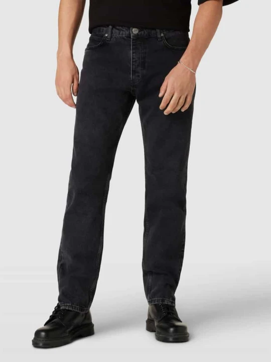 Zdjęcie produktu Jeansy z wyhaftowanym logo model ‘Carpe’ Pegador Czarny