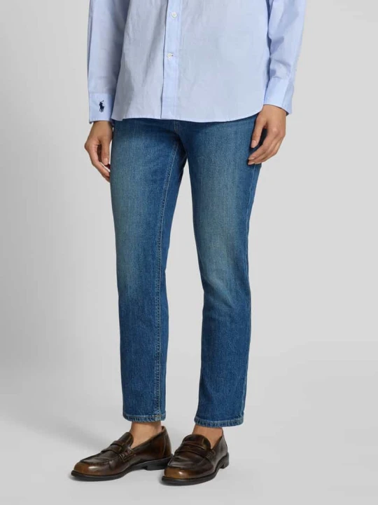 Zdjęcie produktu Jeansy z wysokim stanem i 5 kieszeniami Lauren Ralph Lauren Jeansowy niebieski