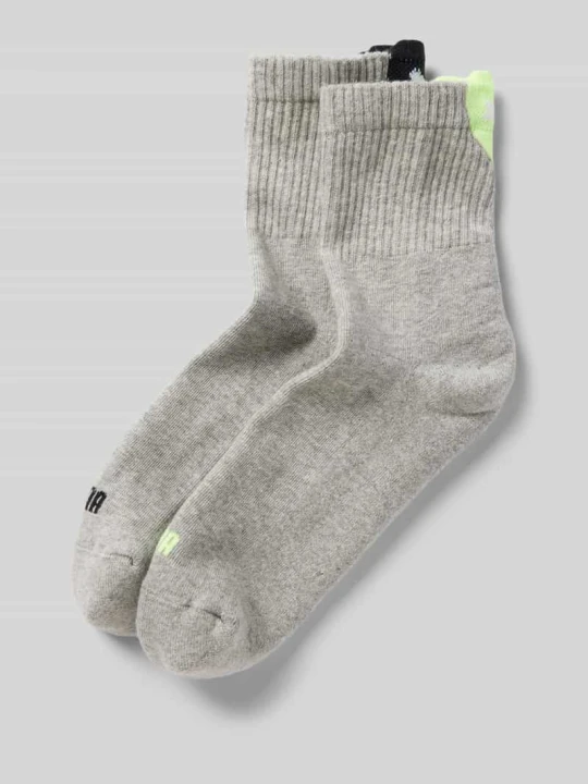 Zdjęcie produktu Skarpety z detalem z logo w zestawie 2 szt. Puma Średnioszary