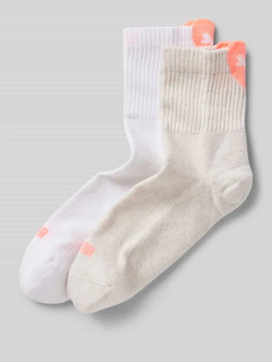 Zdjęcie produktu Skarpety z detalem z logo w zestawie 2 szt. Puma Beżowy