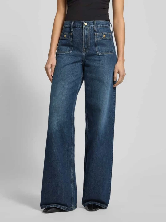 Zdjęcie produktu Jeansy z wysokim stanem z czystej Bawełna Model 'DNM MINE 70 S WIDE LEG HW' Tommy Hilfiger Jeansowy niebieski