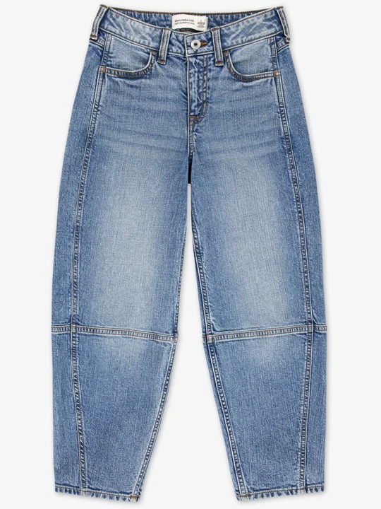 Zdjęcie produktu Jeansy Zwężane Abercrombie & Fitch granatowy