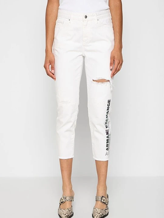 Zdjęcie produktu Jeansy Zwężane Armani Exchange biały
