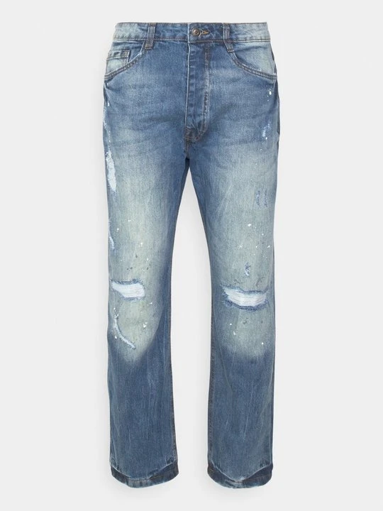 Zdjęcie produktu Jeansy Relaxed Fit Brave Soul niebieski denim