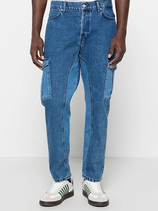 Zdjęcie produktu Jeansy Zwężane Desigual niebieski denim
