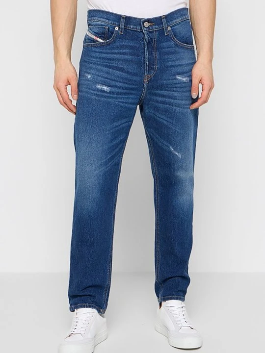 Zdjęcie produktu Jeansy Zwężane Diesel niebieski denim