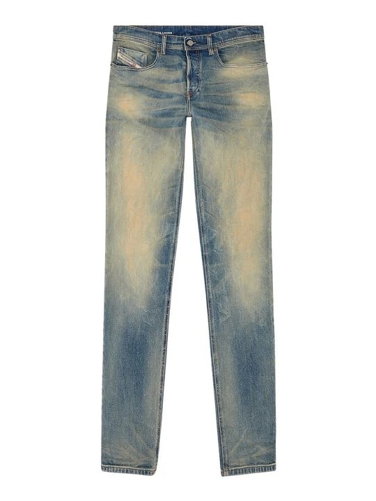 Zdjęcie produktu Jeansy Zwężane Diesel niebieski denim