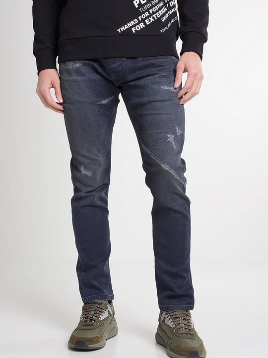 Zdjęcie produktu Jeansy Zwężane Diesel niebieski denim