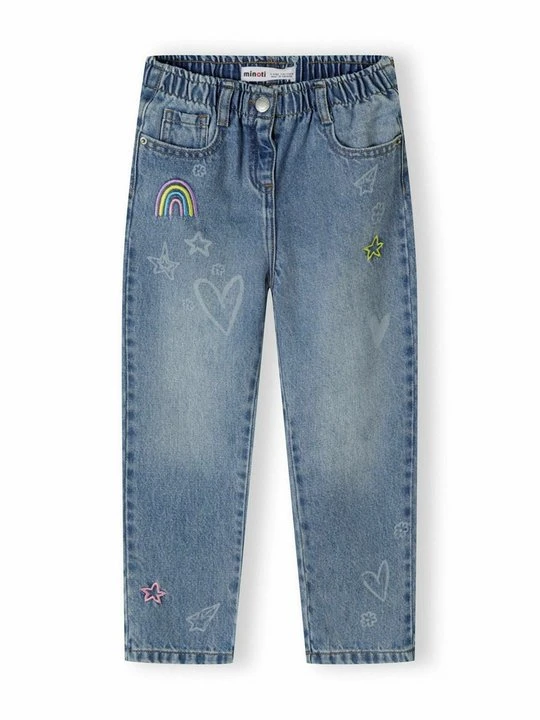 Zdjęcie produktu Jeansy Zwężane MINOTI niebieski denim