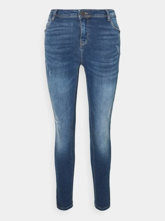 Zdjęcie produktu Jeansy Zwężane Noisy May niebieski denim