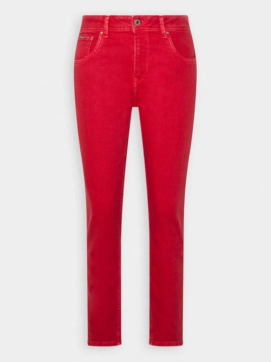 Zdjęcie produktu Jeansy Zwężane Pepe Jeans czerwony