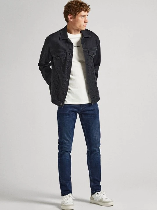 Zdjęcie produktu Jeansy Zwężane Pepe Jeans ciemnoniebieski
