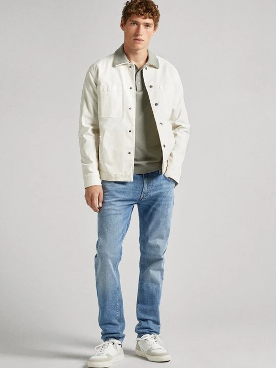 Zdjęcie produktu Jeansy Zwężane Pepe Jeans niebieski denim
