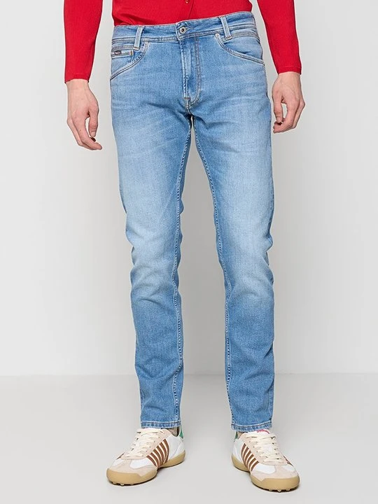 Zdjęcie produktu Jeansy Zwężane Pepe Jeans niebieski