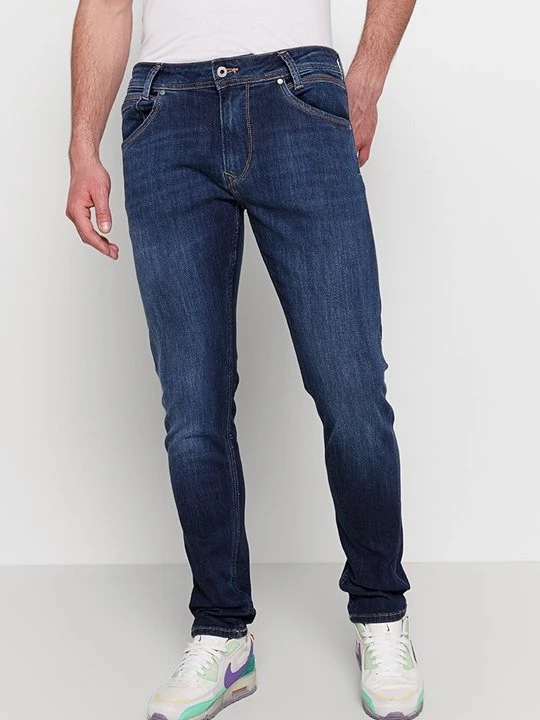 Zdjęcie produktu Jeansy Zwężane Pepe Jeans niebieski