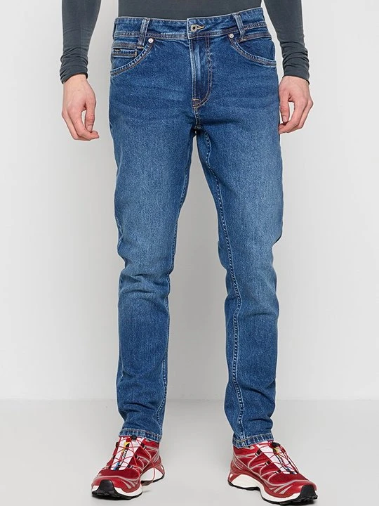Zdjęcie produktu Jeansy Zwężane Pepe Jeans niebieski