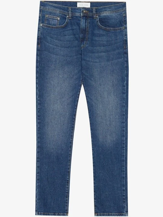 Zdjęcie produktu Jeansy Zwężane Pier One niebieski denim