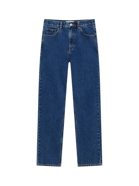 Zdjęcie produktu Jeansy Zwężane PULL&BEAR ciemnoniebieski