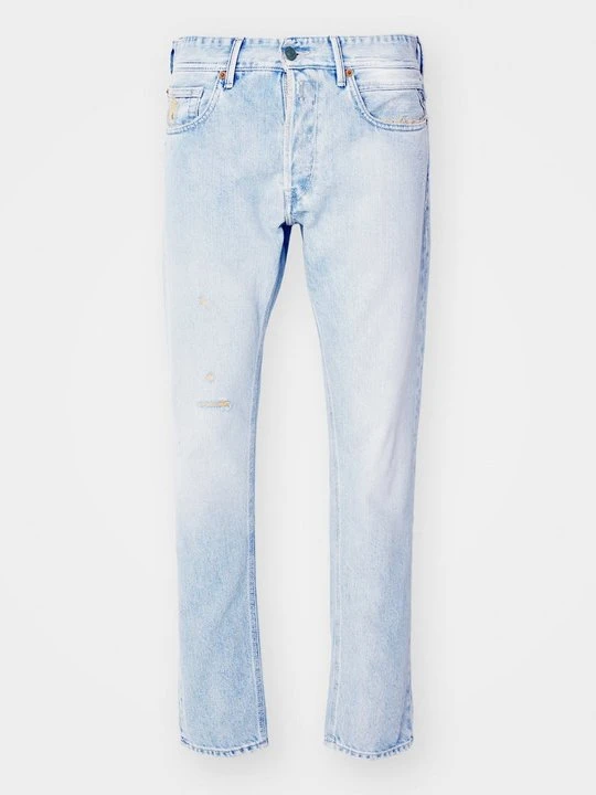 Zdjęcie produktu Jeansy Zwężane Replay jasnoniebieski denim