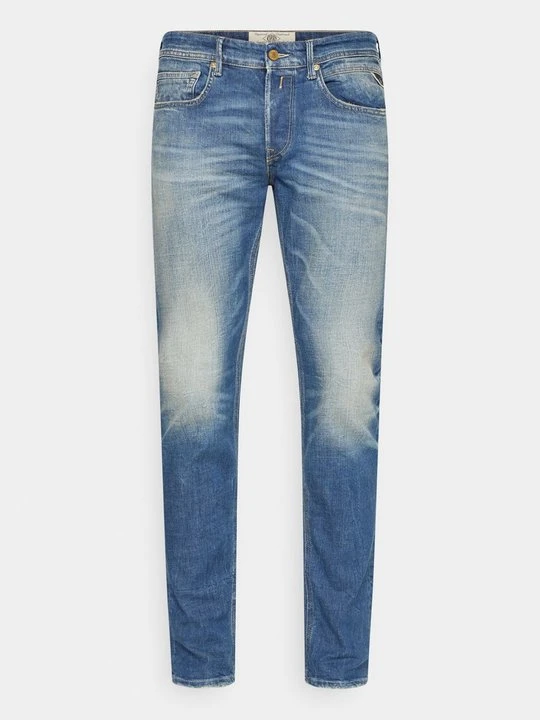 Zdjęcie produktu Jeansy Zwężane Replay niebieski denim