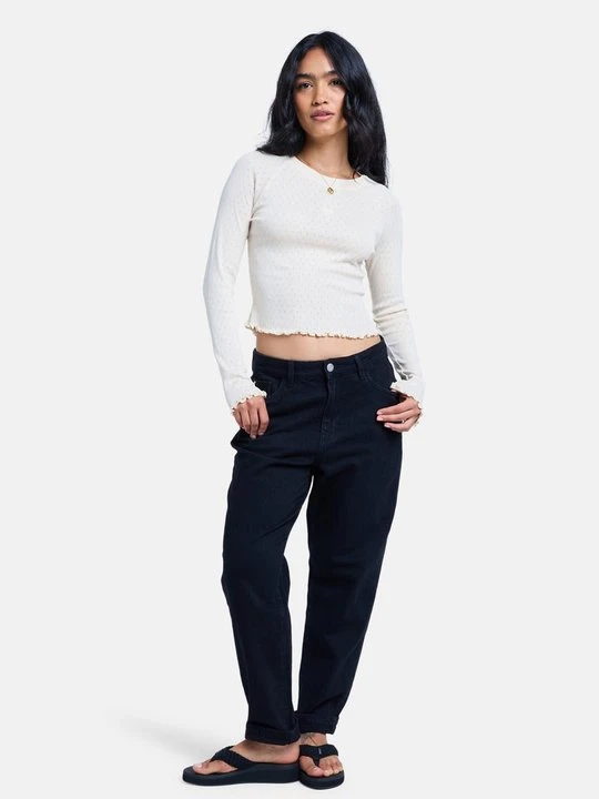 Zdjęcie produktu Jeansy Zwężane Roxy ciemnoniebieski